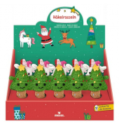 Häkelrassel Weihnachtsfreunde sortiert