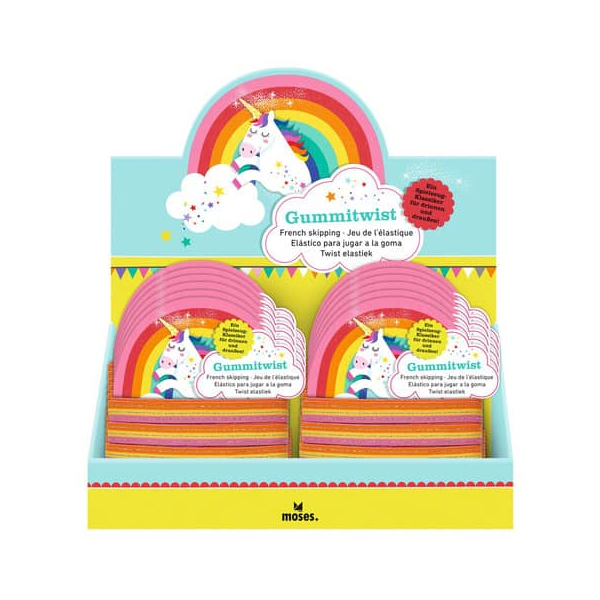 12 Stück Moses Gummitwist Rainbow 4033477381323 MOSES