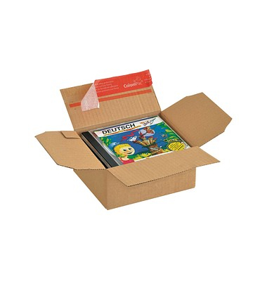 Faltkartons Blitzbodenkarton CP151.010.010 braun, innen 15,9x12,9x7,0cm, Wellpappe 1-wellig