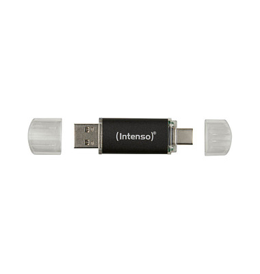 USB-Stick Twist Line 3539491, anthrazit, USB 3.2 TypeC, 128 GB