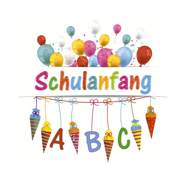 PaperDesign Motivservietten 210220, schulanfang ABC / Schulanfang, 3-lagig, 33x33cm 4037698249196 PaperDesign 20 Stück