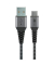 goobay USB 2.0 A/USB C Kabel 0,5 m schwarz, grau