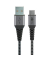 goobay USB 2.0 A/USB C Kabel 1,0 m schwarz, grau