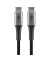 goobay USB C Kabel 2,0 m schwarz, grau