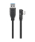 goobay USB C/USB 3.0 A Kabel 1,0 m schwarz