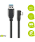 goobay USB C/USB 3.0 A Kabel 1,0 m schwarz