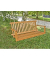 Garden Pleasure Gartenbank Columbia 985106 braun Holz 130,0 cm