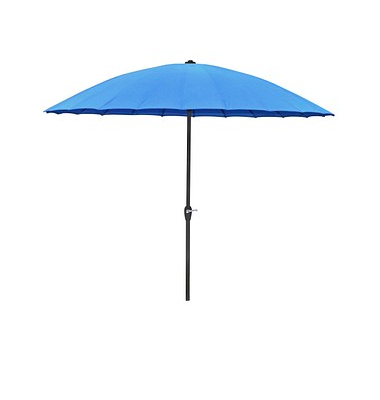 Garden Pleasure Sonnenschirm rund blau