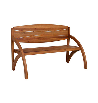 Garden Pleasure Gartenbank Hadia 985188 braun Holz 140,0 cm