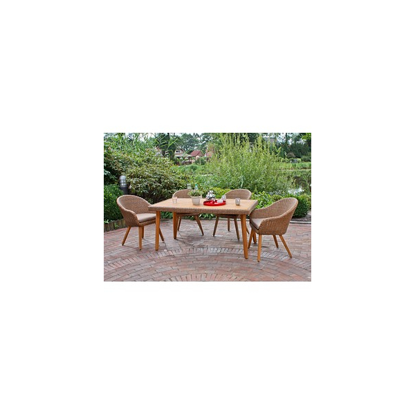4041908114020 - 5tlg Lounge Set Garten Sitzgruppe Sofa Sessel Tisch Rattan Optik 4041908114020 - 5tlg Lounge Set Garten Sitzgruppe Sofa Sessel Tisch Rattan Optik
