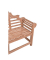 Garden Pleasure Gartenbank Picadilli 940227 natur Holz 135,0 cm