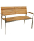 Garden Pleasure Gartenbank Denver 304770 braun Holz 125,0 cm