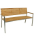 Garden Pleasure Gartenbank Denver 304771 braun Holz 150,0 cm