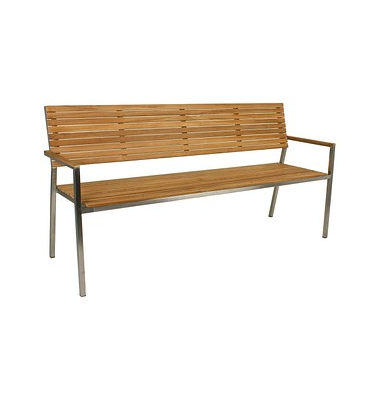 Garden Pleasure Gartenbank Denver 304772 braun Holz 180,0 cm