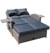 Loungesofa Nizza grau