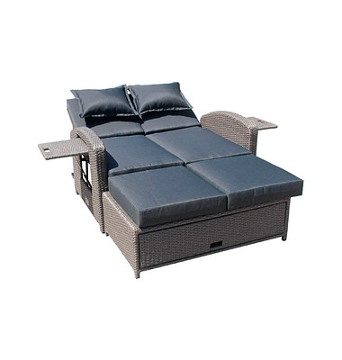 Garden Pleasure Loungesofa Nizza grau