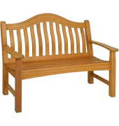 Garden Pleasure Gartenbank Kingston 985248 braun Holz 131,0 cm