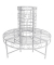 Garden Pleasure Gartenbank Larissa 950528 weiß Metall 121,0 cm