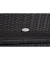 Garden Pleasure Gartenbank Ferrara 970299 schwarz Kunststoff 117,0 cm