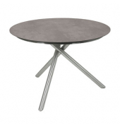 Garden Pleasure Gartentisch Sophia grau rund