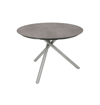 Garden Pleasure Gartentisch Sophia grau rund