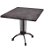 Bistrotisch MORENA 305413-1, 74cm (H), 80x80cm (BxT), rund, dunkelgrau / schwarz