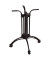 Bistrotisch MORENA 305416-1, 74cm (H), 70x70cm (BxT), rund, hellbraun / schwarz