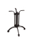 Bistrotisch MORENA 305418-1, 74cm (H), 70x70cm (BxT), quadratisch, hellbraun / schwarz