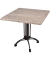 Bistrotisch MORENA 305419-1, 74cm (H), 80x80cm (BxT), rund, hellbraun / schwarz