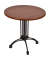 Bistrotisch MORENA 305422-1, 74cm (H), 70x70cm (BxT), rund, dunkelbraun / schwarz