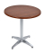 Bistrotisch BRENTA 305422-3, 74cm (H), 70x70cm (BxT), rund, dunkelbraun / silber