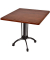 Bistrotisch MORENA 305425-1, 74cm (H), 80x80cm (BxT), rund, dunkelbraun / schwarz