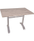 Bistrotisch PAMIR 305420-2, 74cm (H), 110x70cm (BxT), rechteckig, hellbraun / silber matt