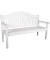 Garden Pleasure Gartenbank Austin 985110 weiß Holz 160,0 cm