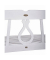 Garden Pleasure Gartenbank Arcadia 985112 weiß Holz 175,0 cm