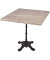 Bistrotisch 305419-4, 74cm (H), 80x80cm (BxT), quadratisch, hellbraun / schwarz