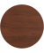 Bistrotisch 305422-4, 74cm (H), 70x70cm (BxT), rund, dunkelbraun / schwarz