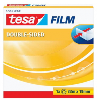Klebeband doppelseitig 57954-00000-01, 19mm x 33m, transparent