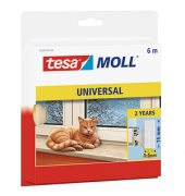 Universal Schaumstoff Fenster-Dichtungsband weiß 15,0 mm x 6,0 m