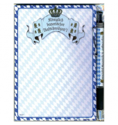Notizblock 99248, Bayern, A6, blau, 50 Blatt