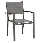 BEST Gartenstuhl Varese anthrazit