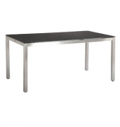 BEST Gartentisch Marbella schwarz rechteckig