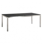 BEST Gartentisch Marbella schwarz rechteckig
