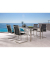 BEST Gartentisch Marbella schwarz rechteckig