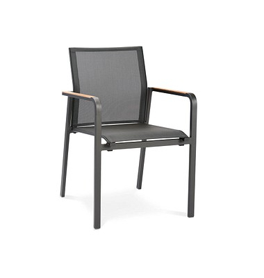 BEST Gartenstuhl Paros anthrazit