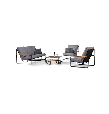BEST Loungegruppe Portofino grau