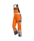 Arbeitshose PSA SAFETY X7, Warnschutz, Unisex, flammhemmend, warnorange/anthrazit, Größe 27