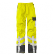 Arbeitshose PSA SAFETY X7, Warnschutz, Unisex, warngelb/anthrazit, Größe 48