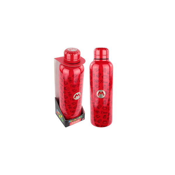 4043891334478 - Super Mario Trinkflasche Edelstahl doppelwandig ca 515 ml 4043891334478 - Super Mario Trinkflasche Edelstahl doppelwandig ca 515 ml