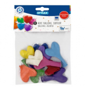 Luftballon 10ST Herzen  bunt